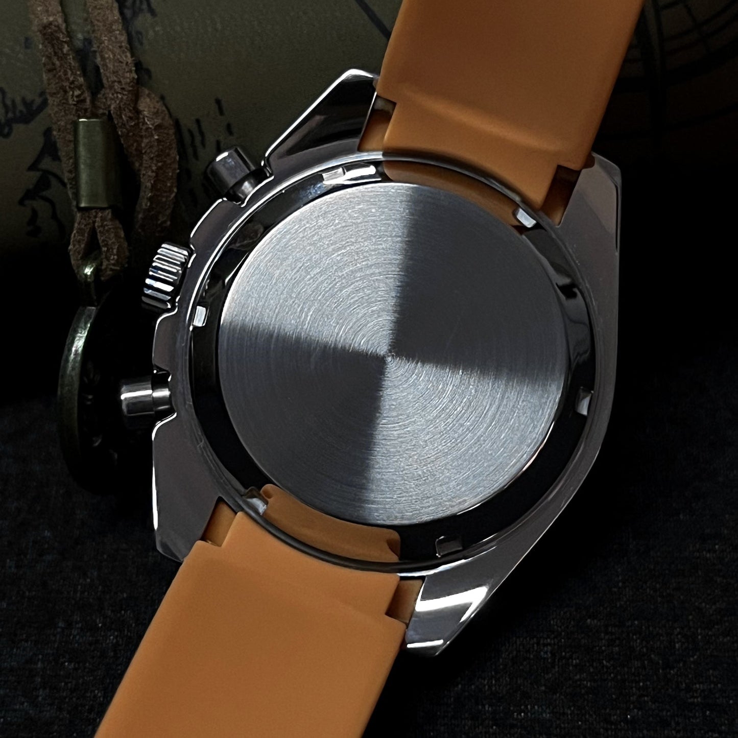 Custom SeikoMod Orange Speed Watch