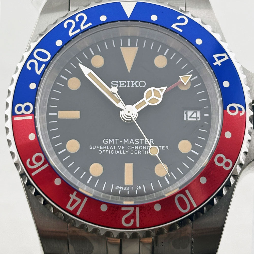 Custom SeikoMilsub GMT cola Vintage