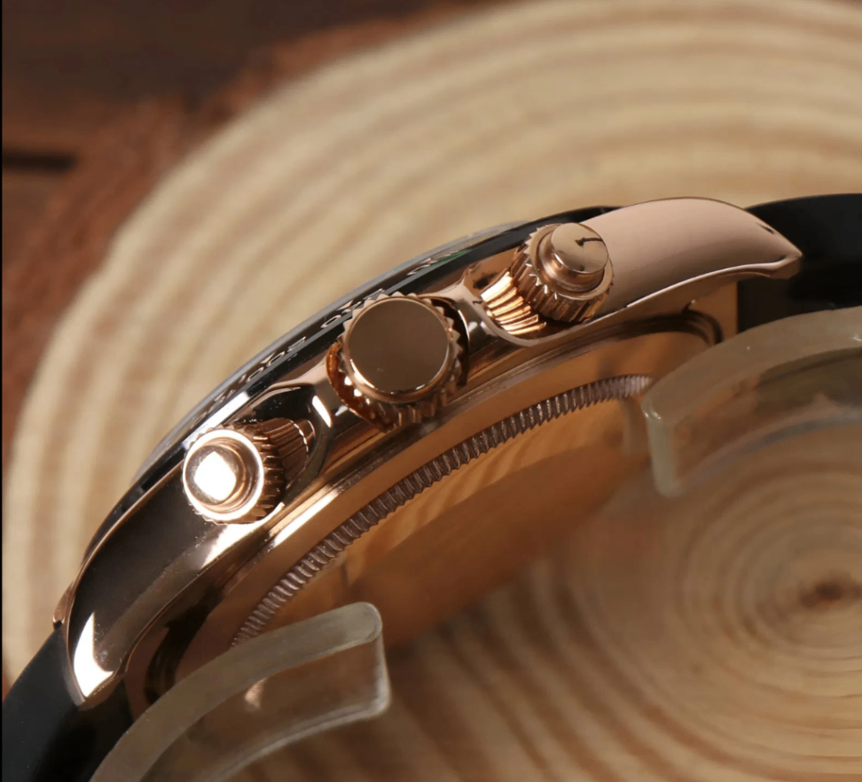 SeikoMod Daytona Rose Gold - Black