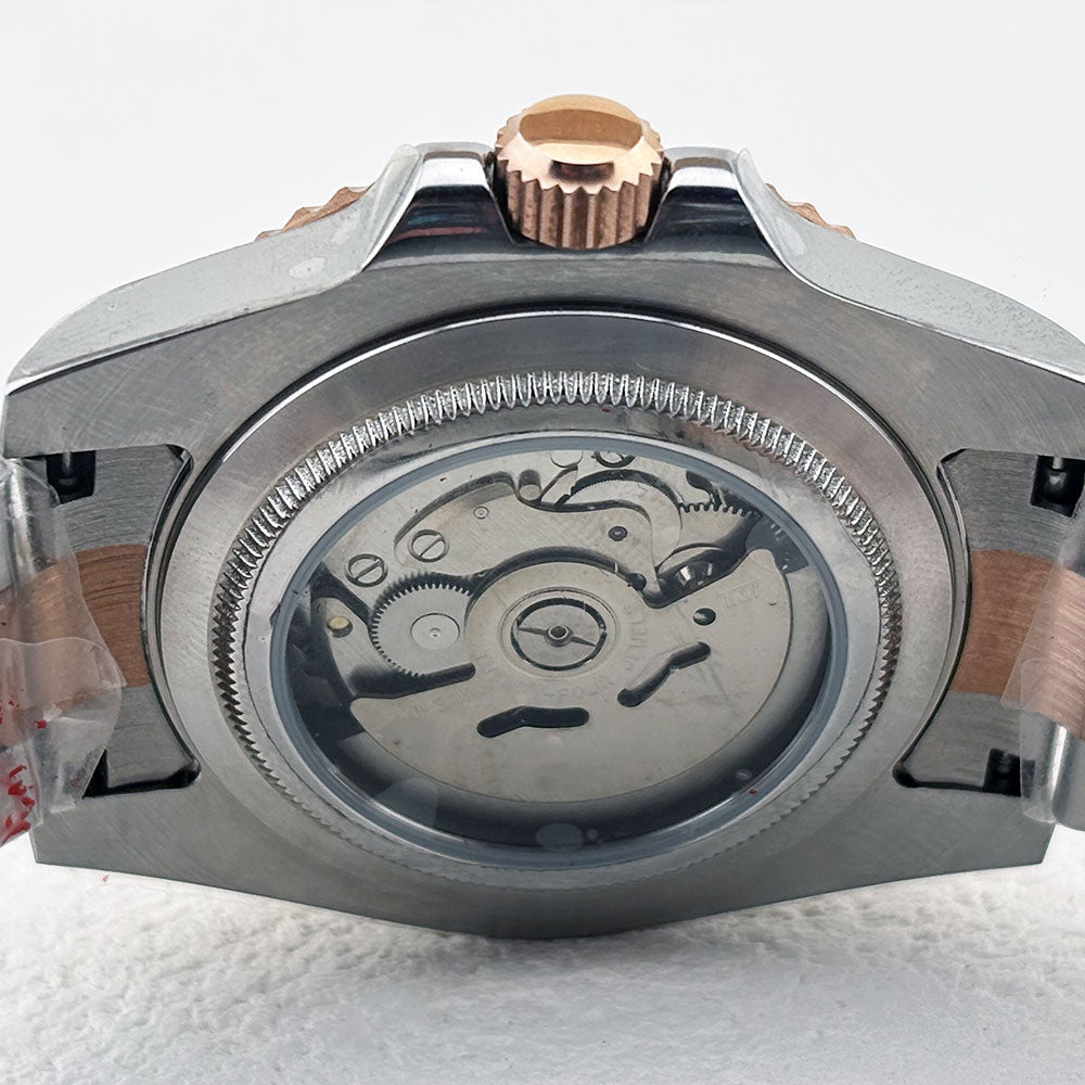 Custom SeikoMilsub GMT Rose gold