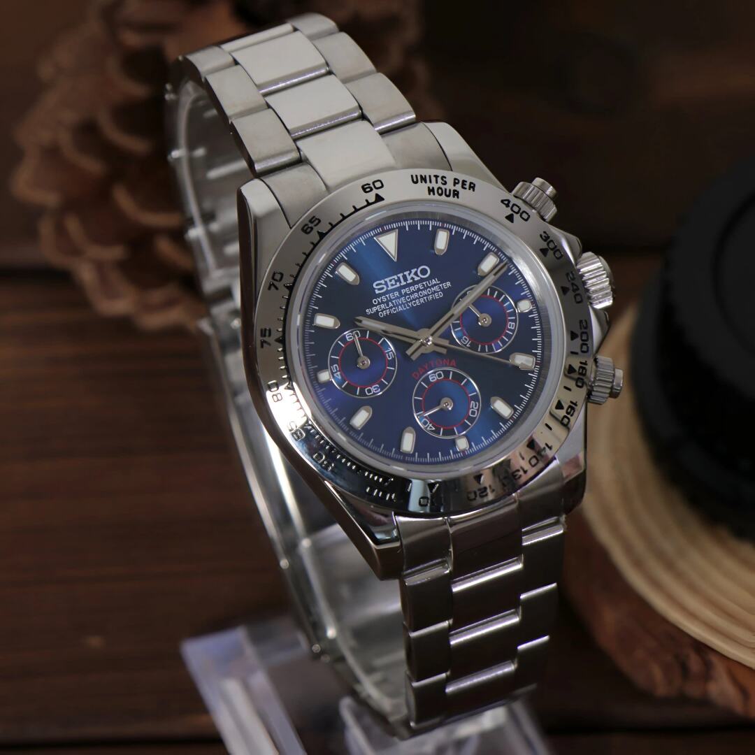 SeikoMod Daytona Blue
