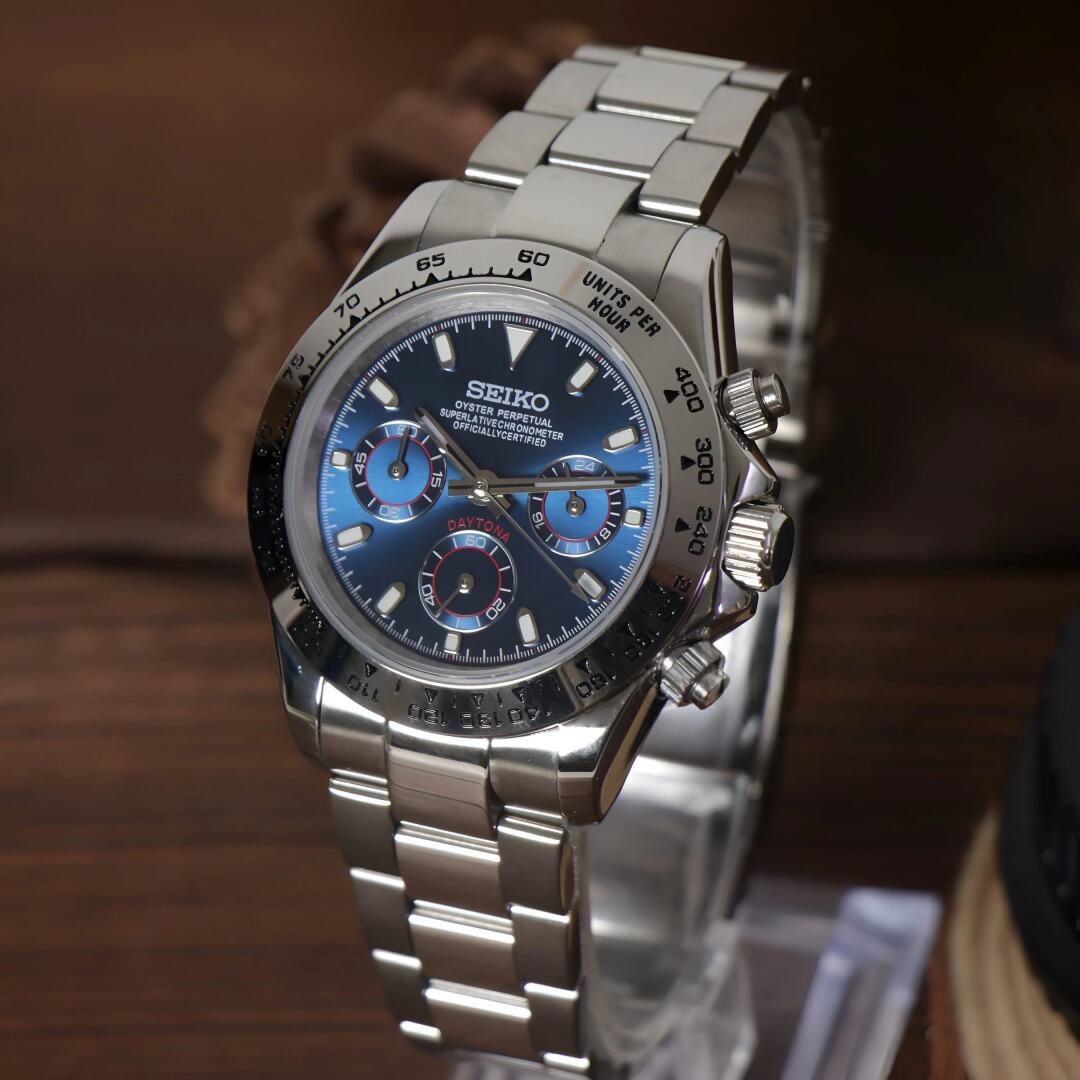 SeikoMod Daytona Blue
