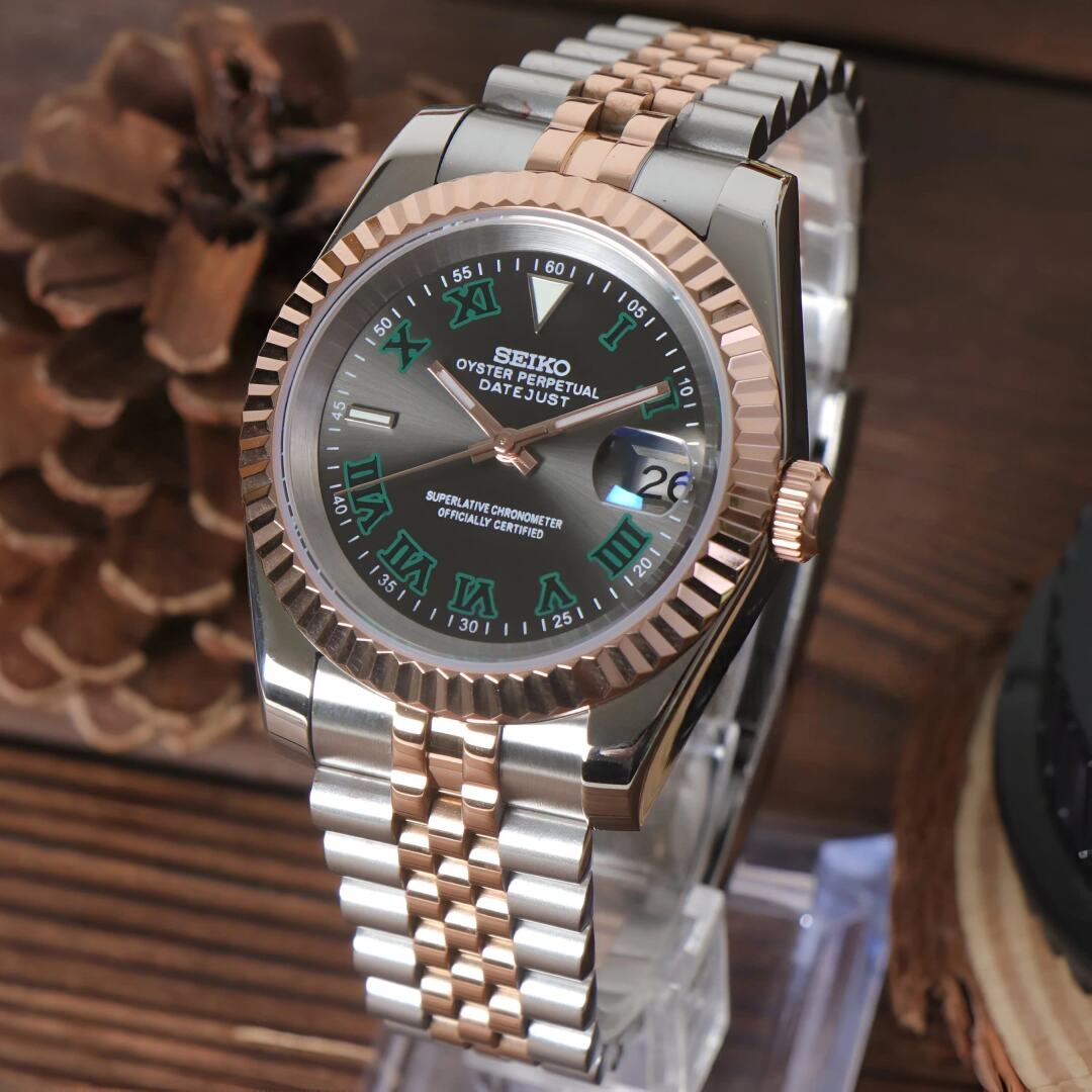 SeikoMod Datejust Wimbledon Two-Tone