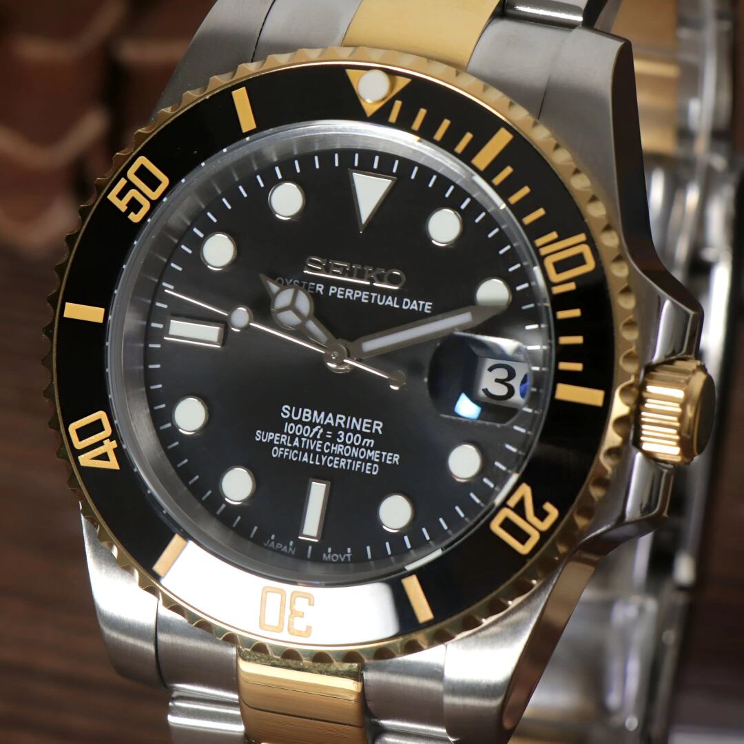 SeikoMod Submariner Two Tone