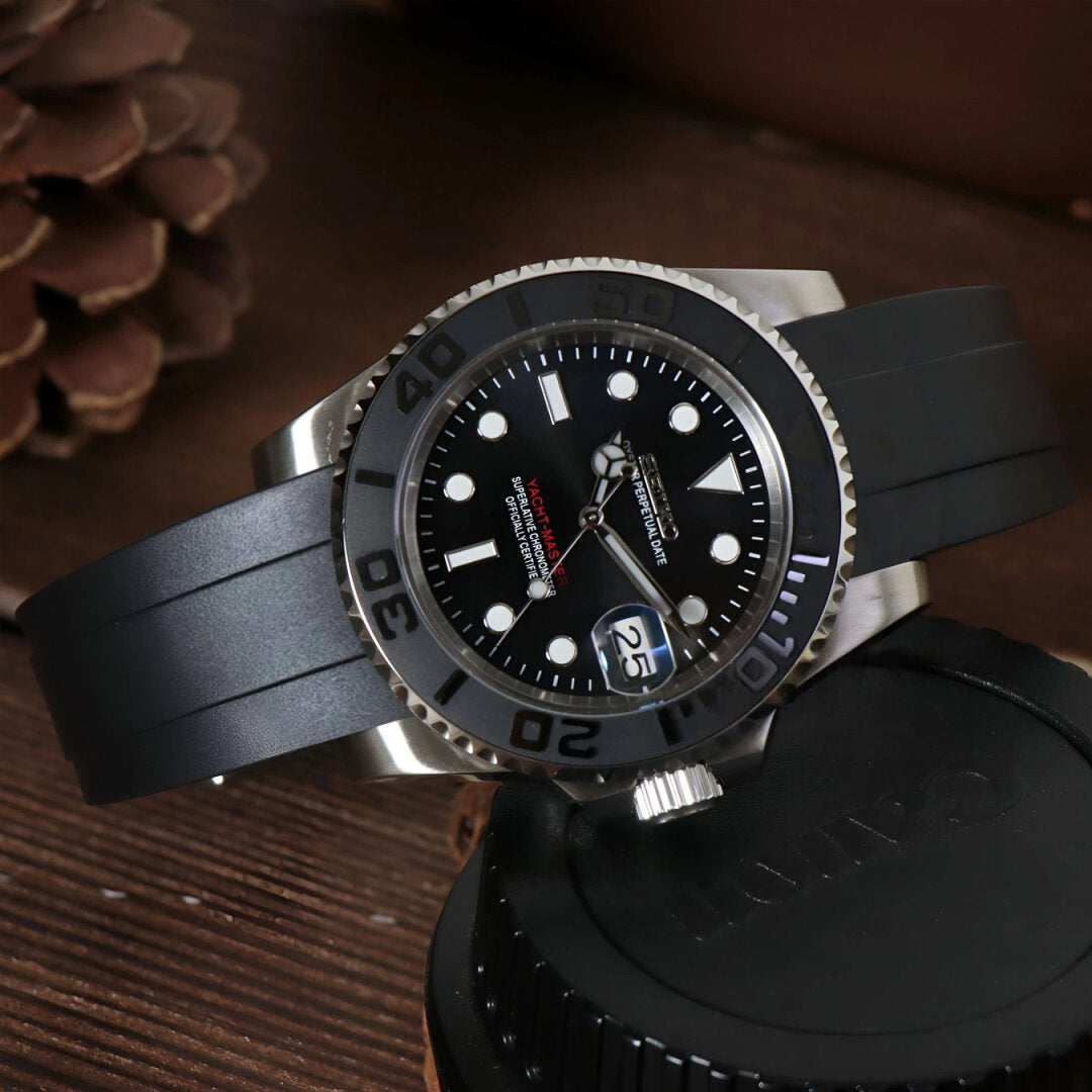SeikoMod Submariner Sliver Black Ⅱ