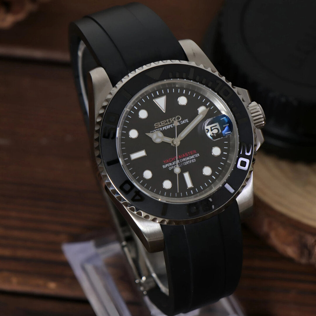 SeikoMod Submariner Sliver Black Ⅱ