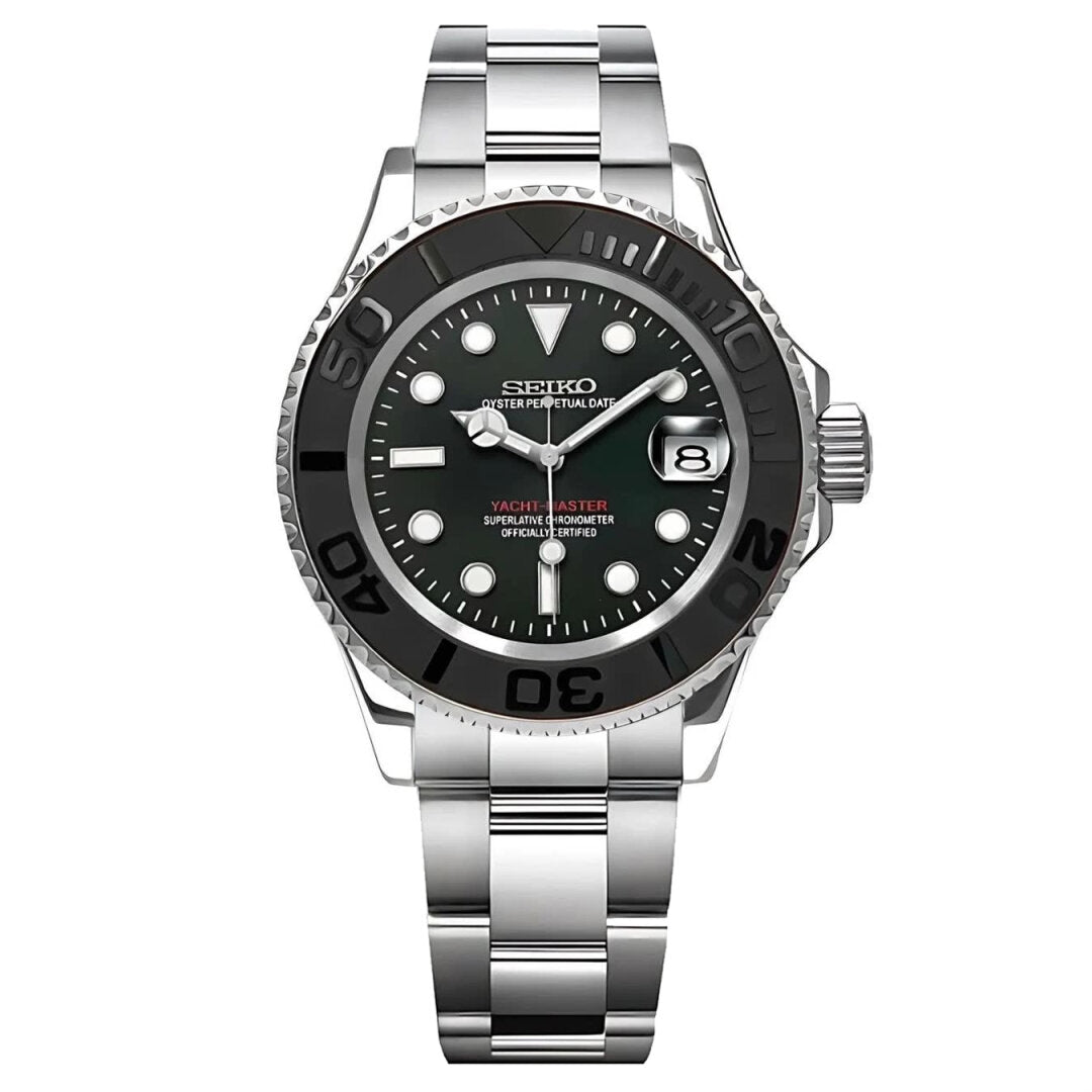 SeikoMod Submariner Sliver Black Ⅰ
