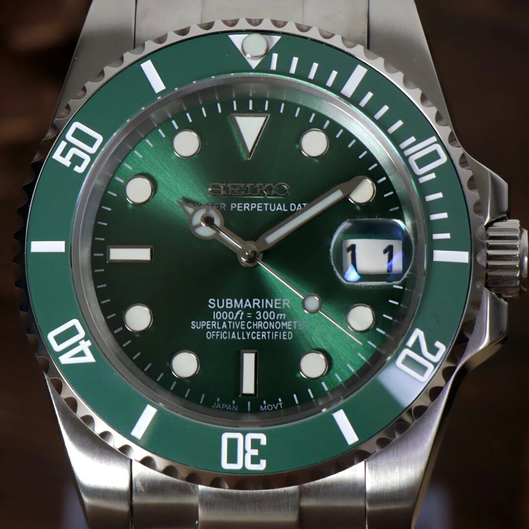 SeikoMod Submariner Hulk