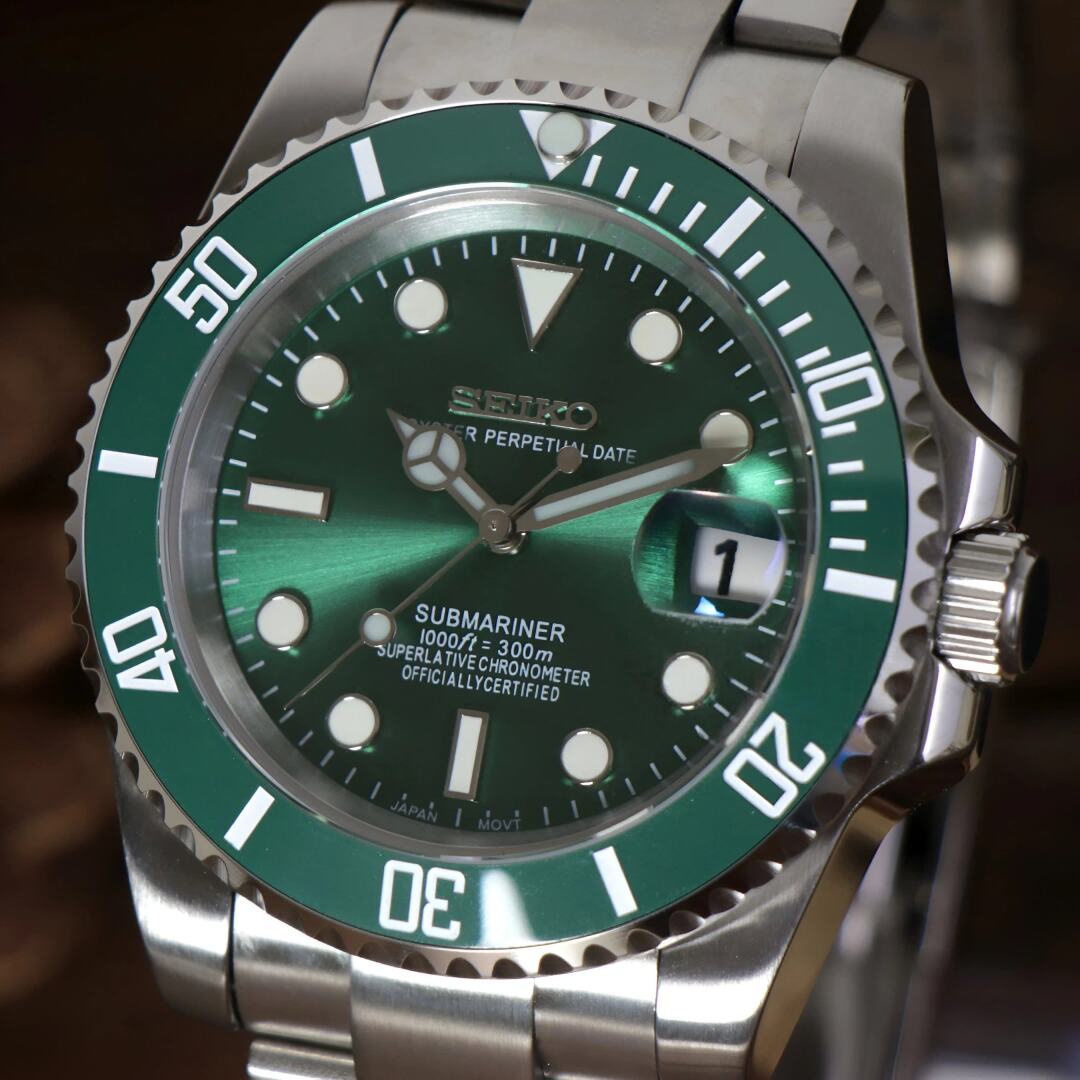 SeikoMod Submariner Hulk