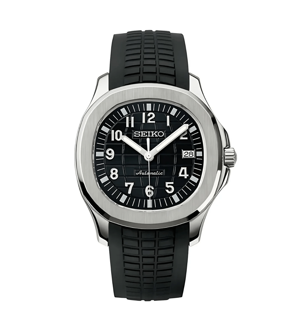 SeikoMod Aquanaut Silver Black