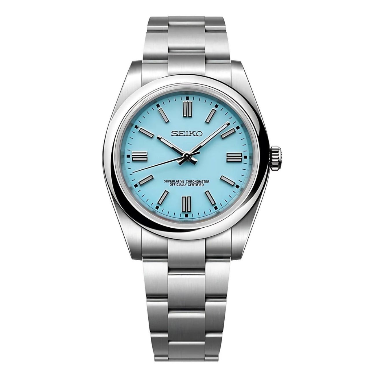 SeikoMod Datejust Oyster Tiffany Blue