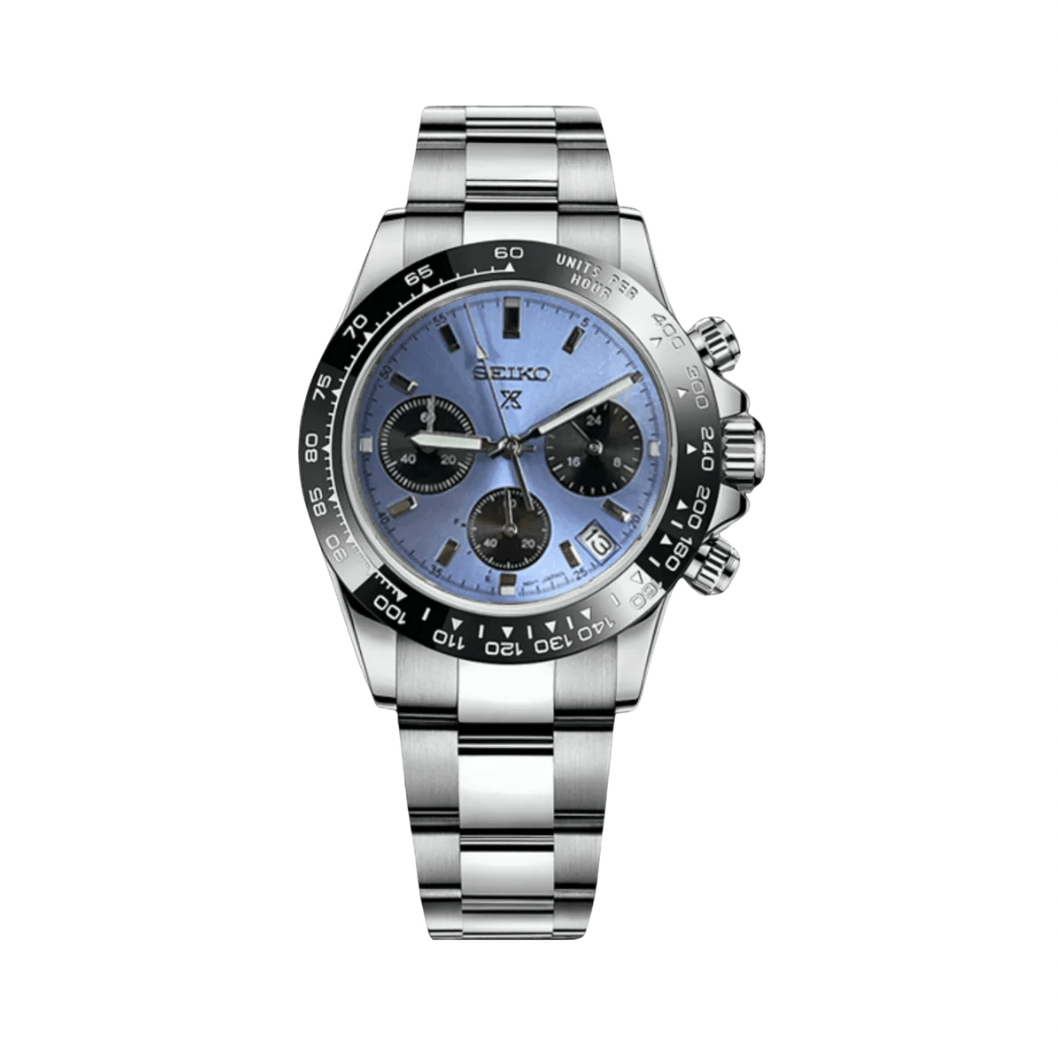 SeikoMod Daytona Blue X