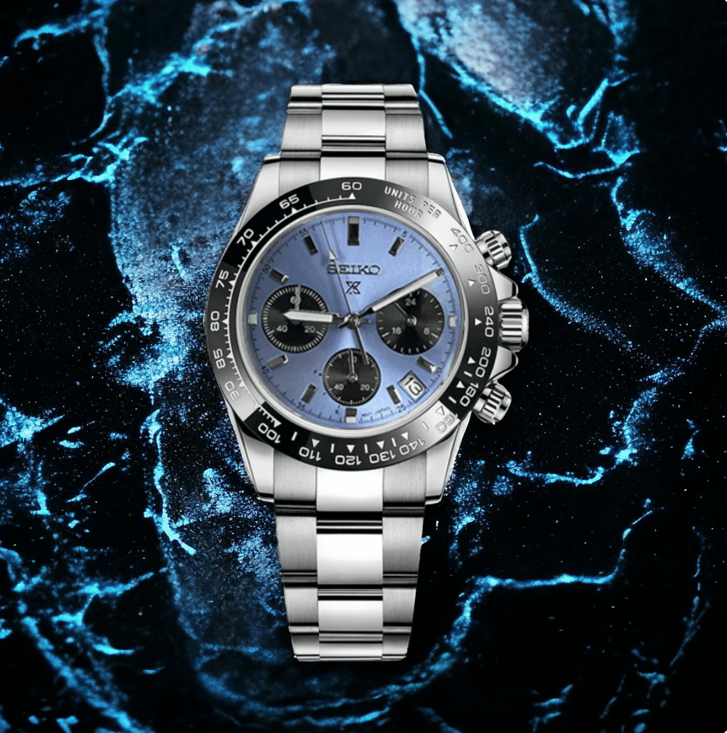 SeikoMod Daytona Blue X