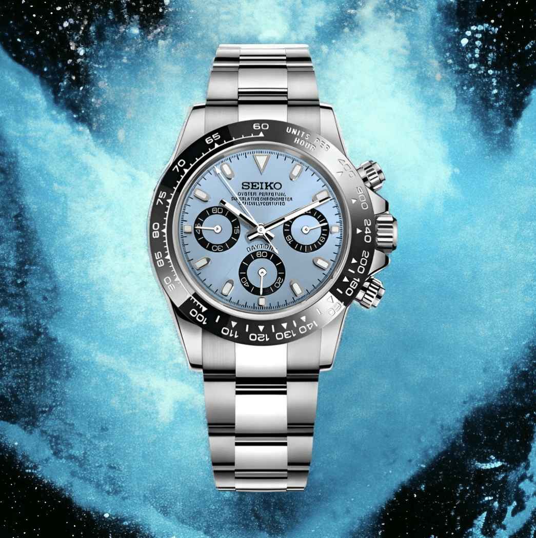 SeikoMod Daytona Ice Blue