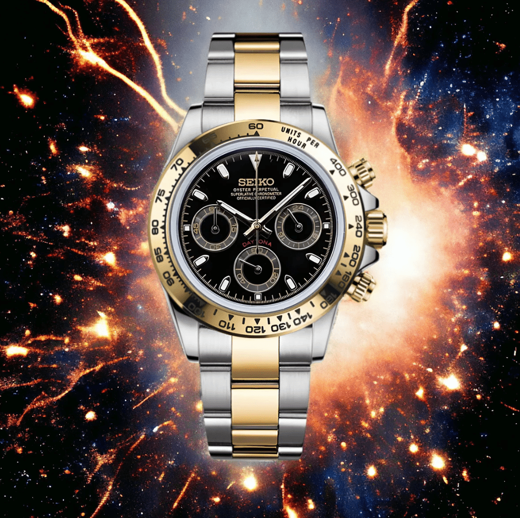 SeikoMod Daytona Twotone