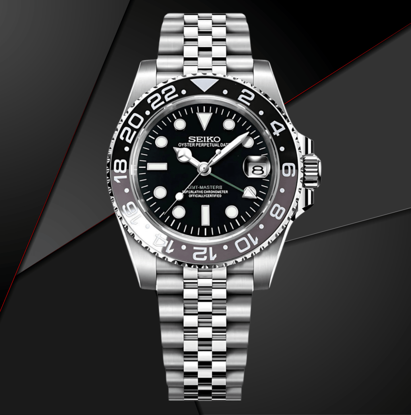 SeikoMod GMT Bruce Wayne