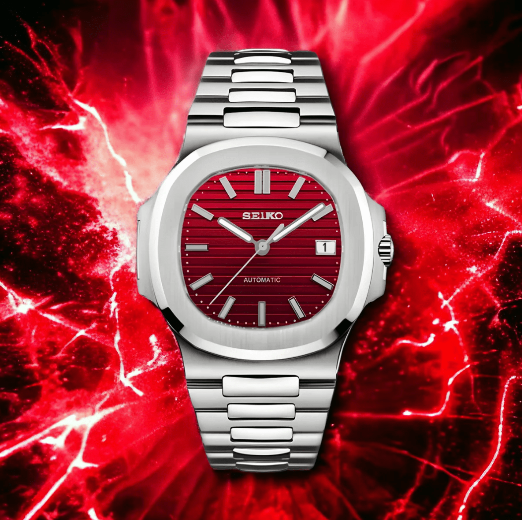 SeikoMod Nautilus Red Velvet