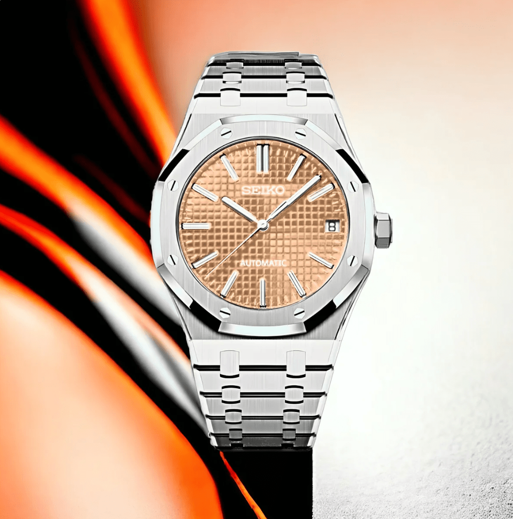 SeikoMod Royal Oak Champagne Rosé