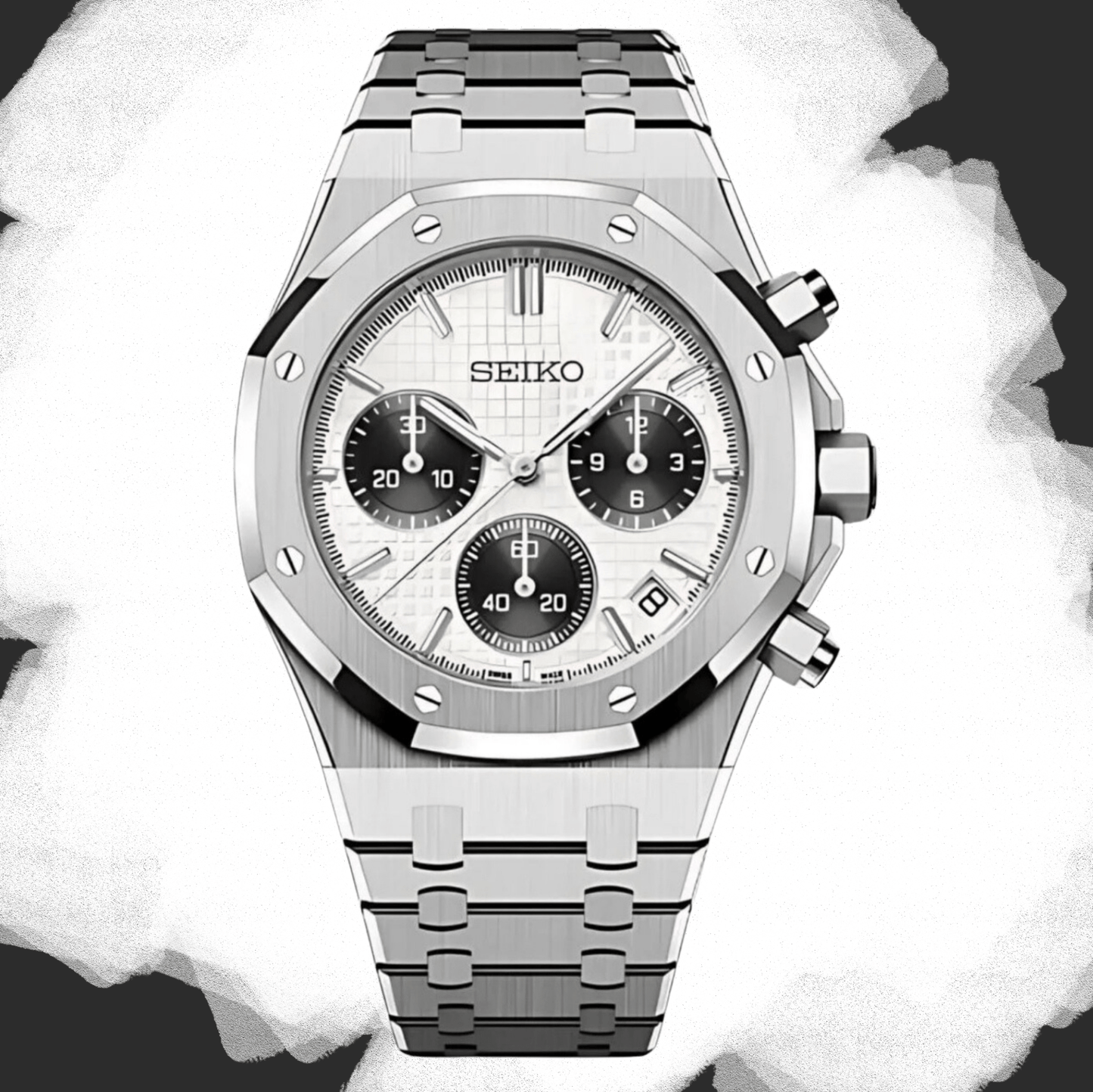 SeikoMod Royal Oak Chronograph Panda