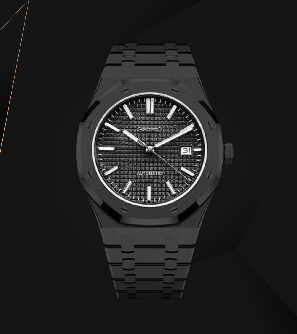 SeikoMod Royal Oak Black Classic