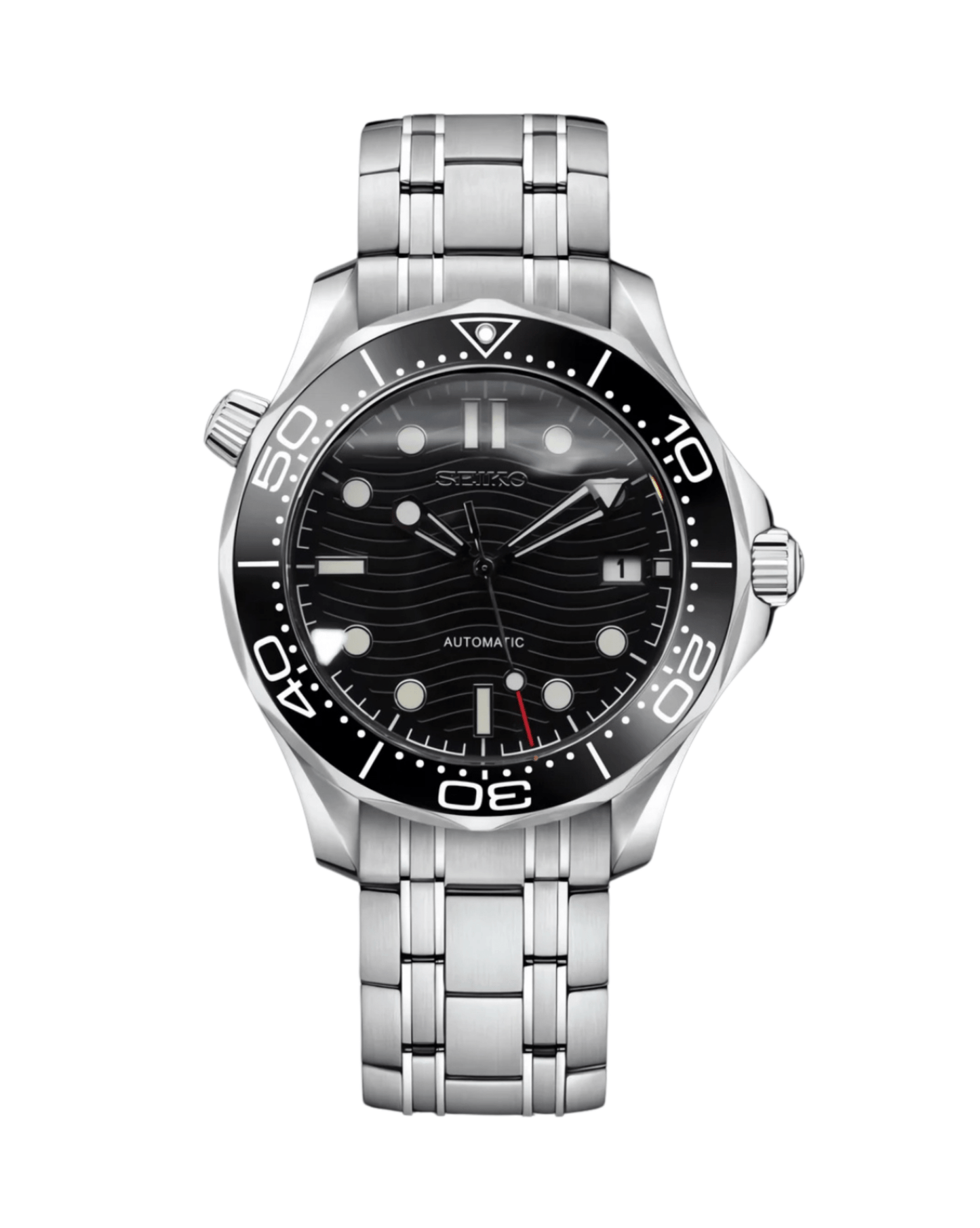 SeikoMod Seamaster Black