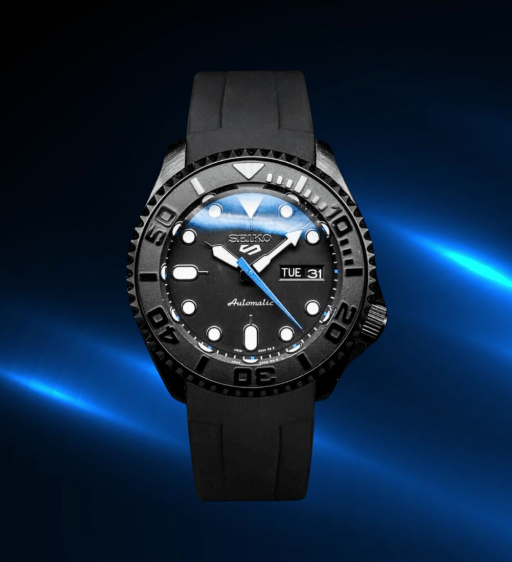 SeikoMod SKX Black Blue