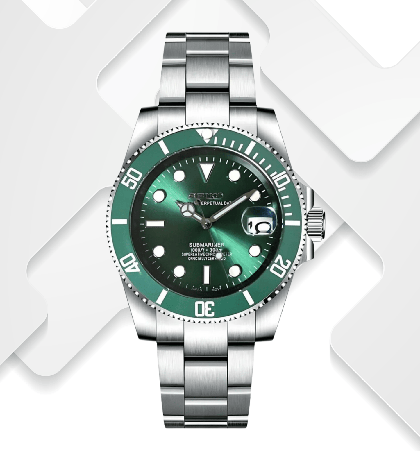 SeikoMod Submariner Hulk
