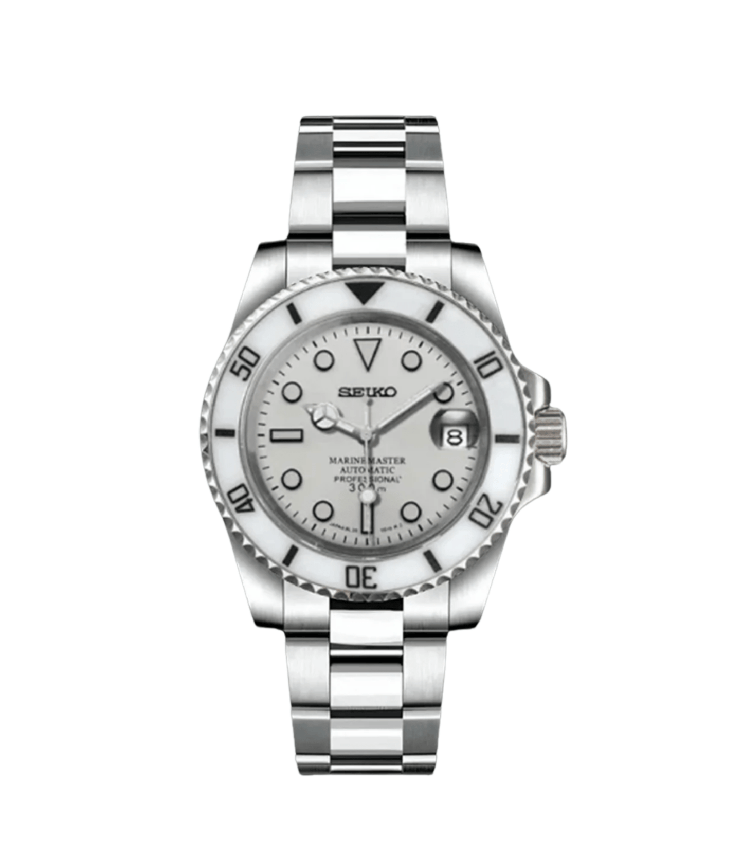SeikoMod Submariner White