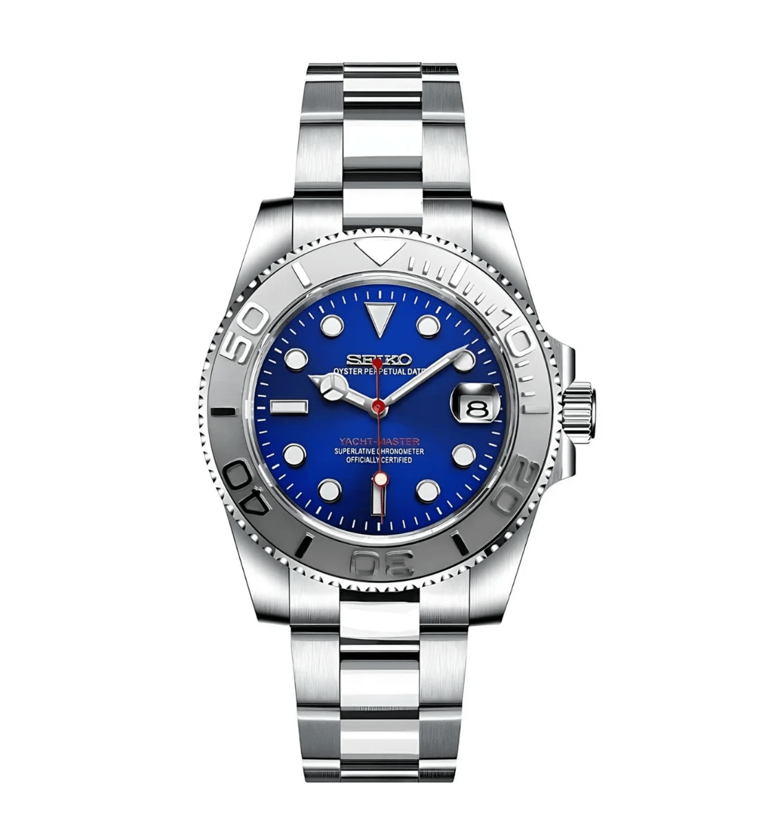 SeikoMod Yacht Master Blue