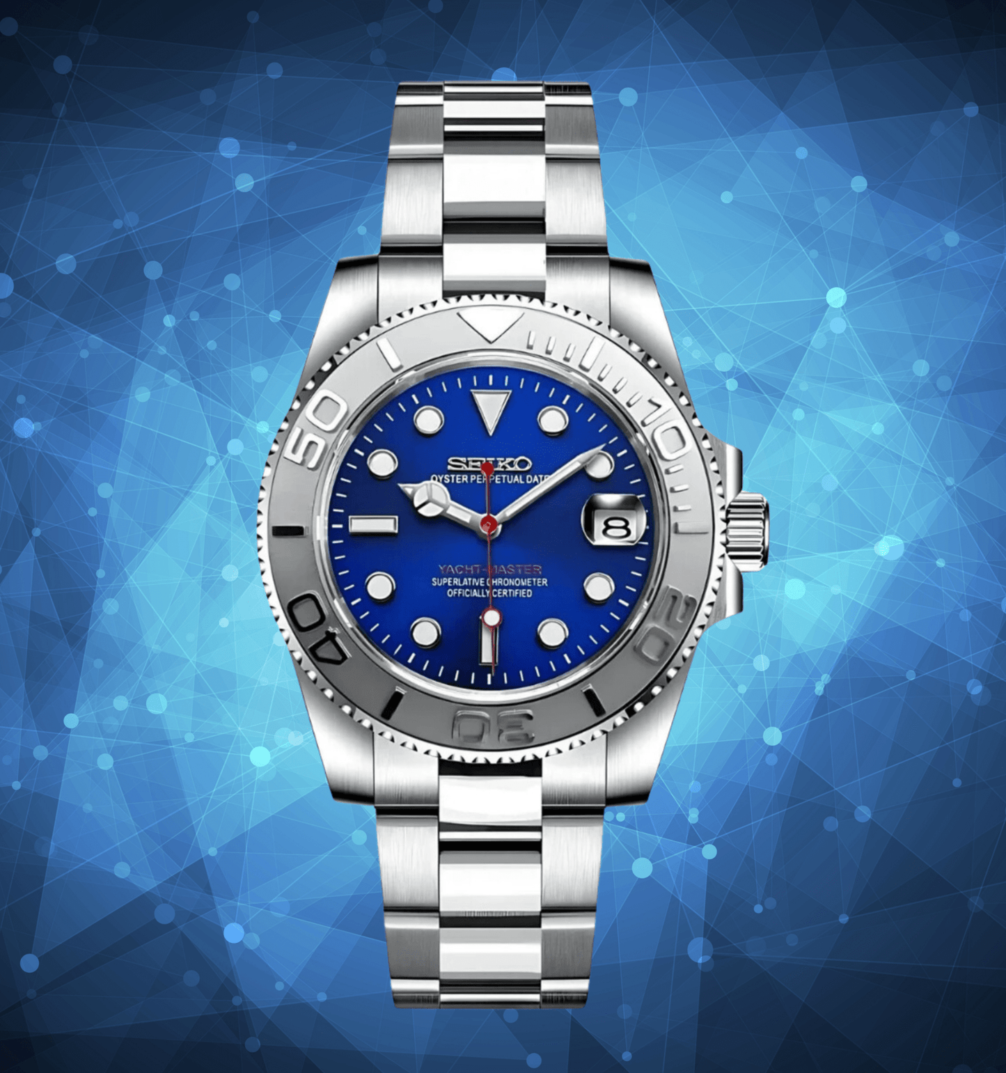 SeikoMod Yacht Master Blue