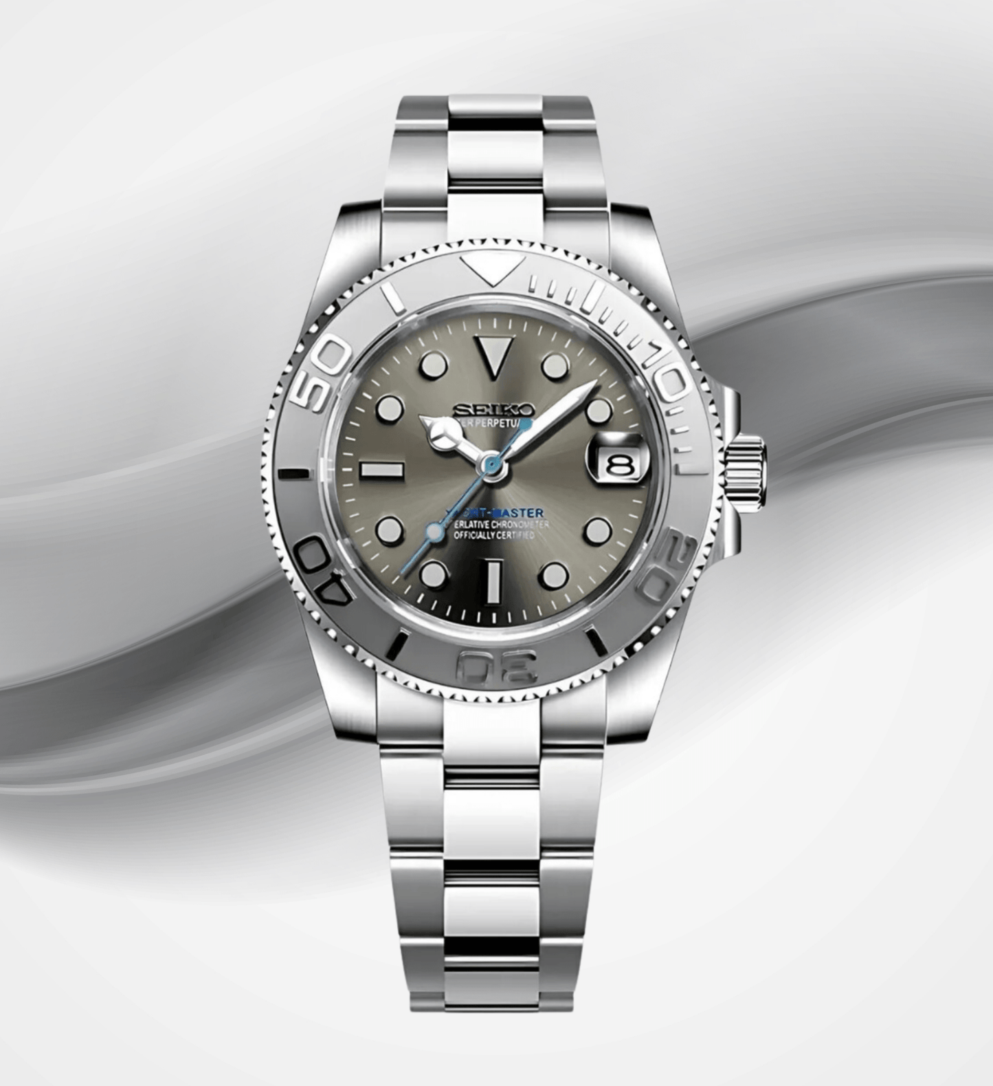 SeikoMod Yacht Master Grey