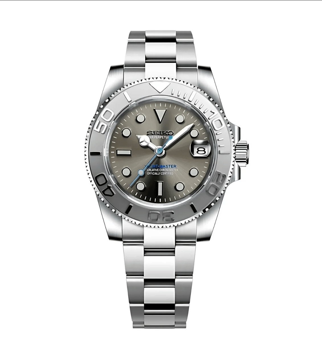 SeikoMod Yacht Master Grey