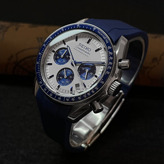Custom Blue Speed Chrono SeikoMod