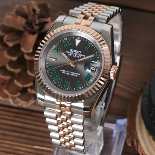 SeikoMod Datejust Wimbledon Two-Tone