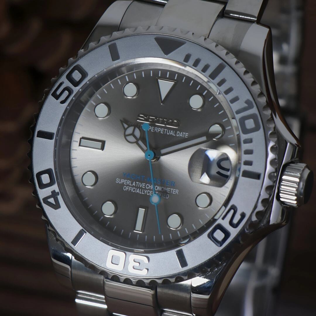 SeikoMod Submariner Grey