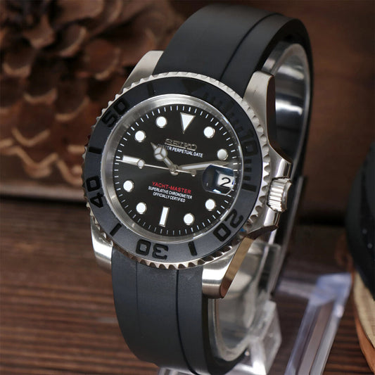 SeikoMod Submariner Sliver Black Ⅱ