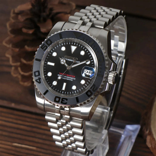 SeikoMod Submariner Sliver Black Ⅰ