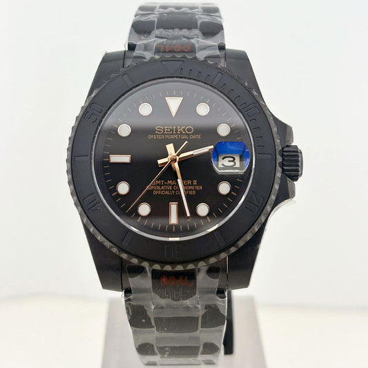 SeikoMod Submariner rose gold