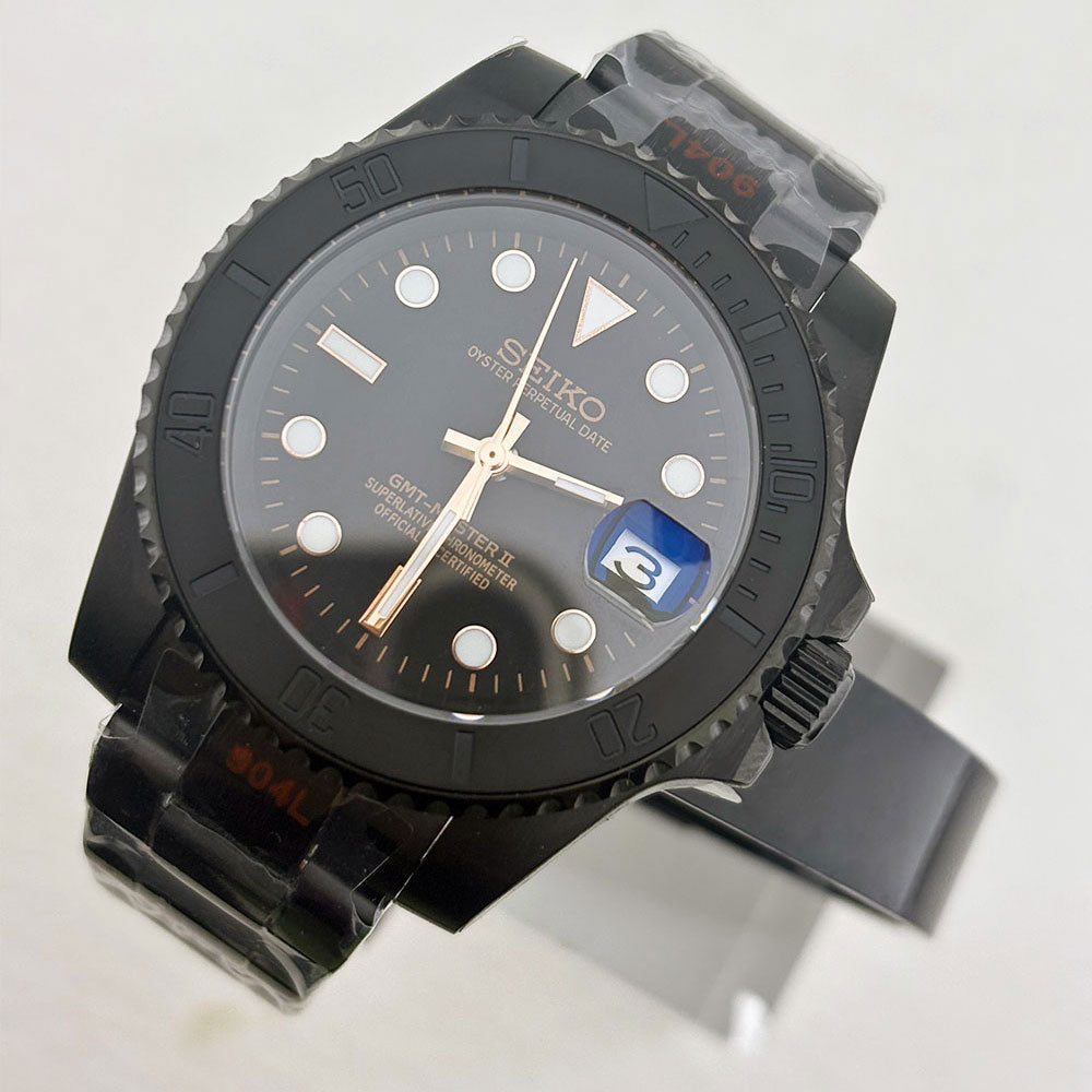 SeikoMod Submariner rose gold
