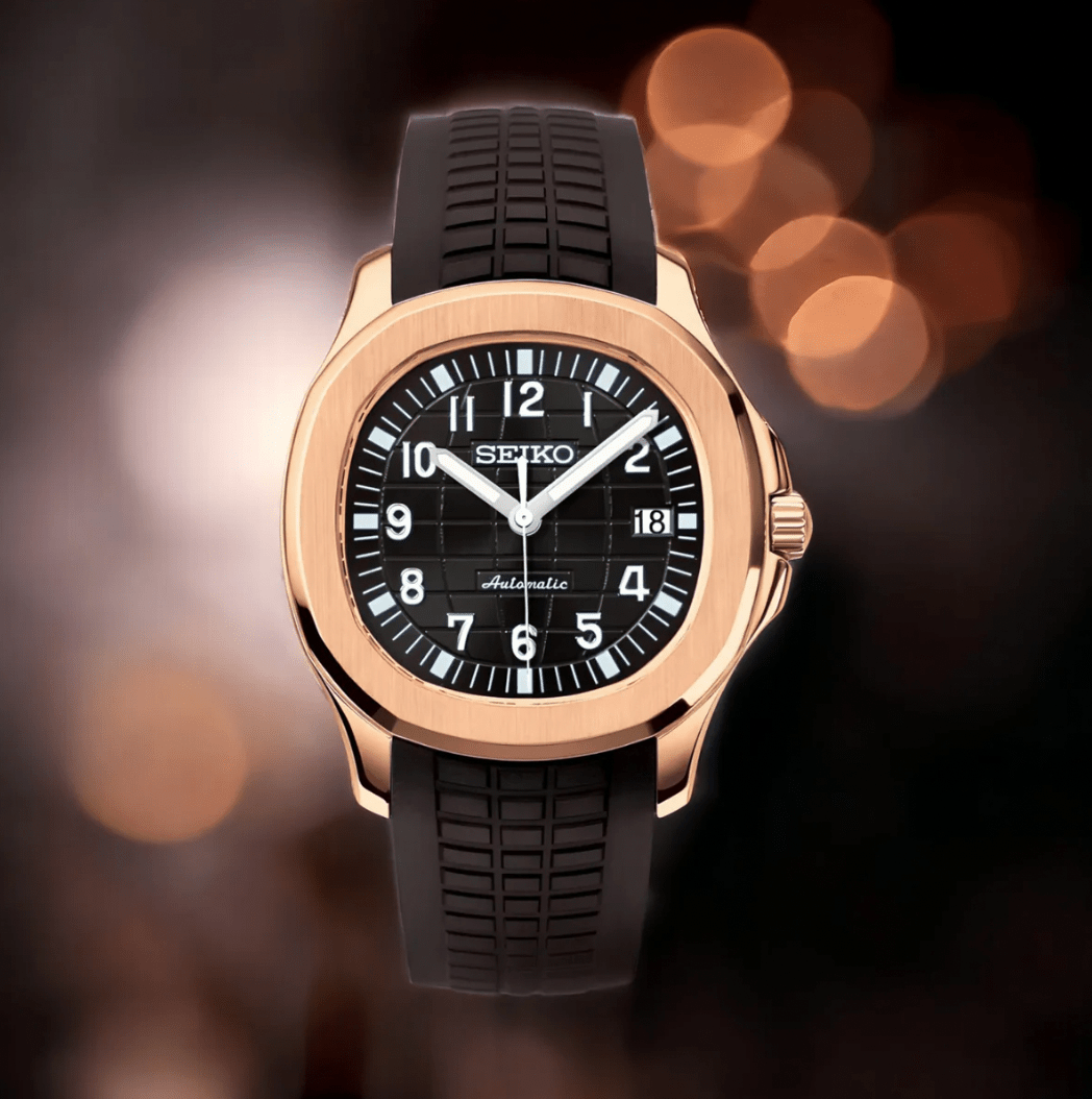 SeikoMod Aquanaut Rose Gold