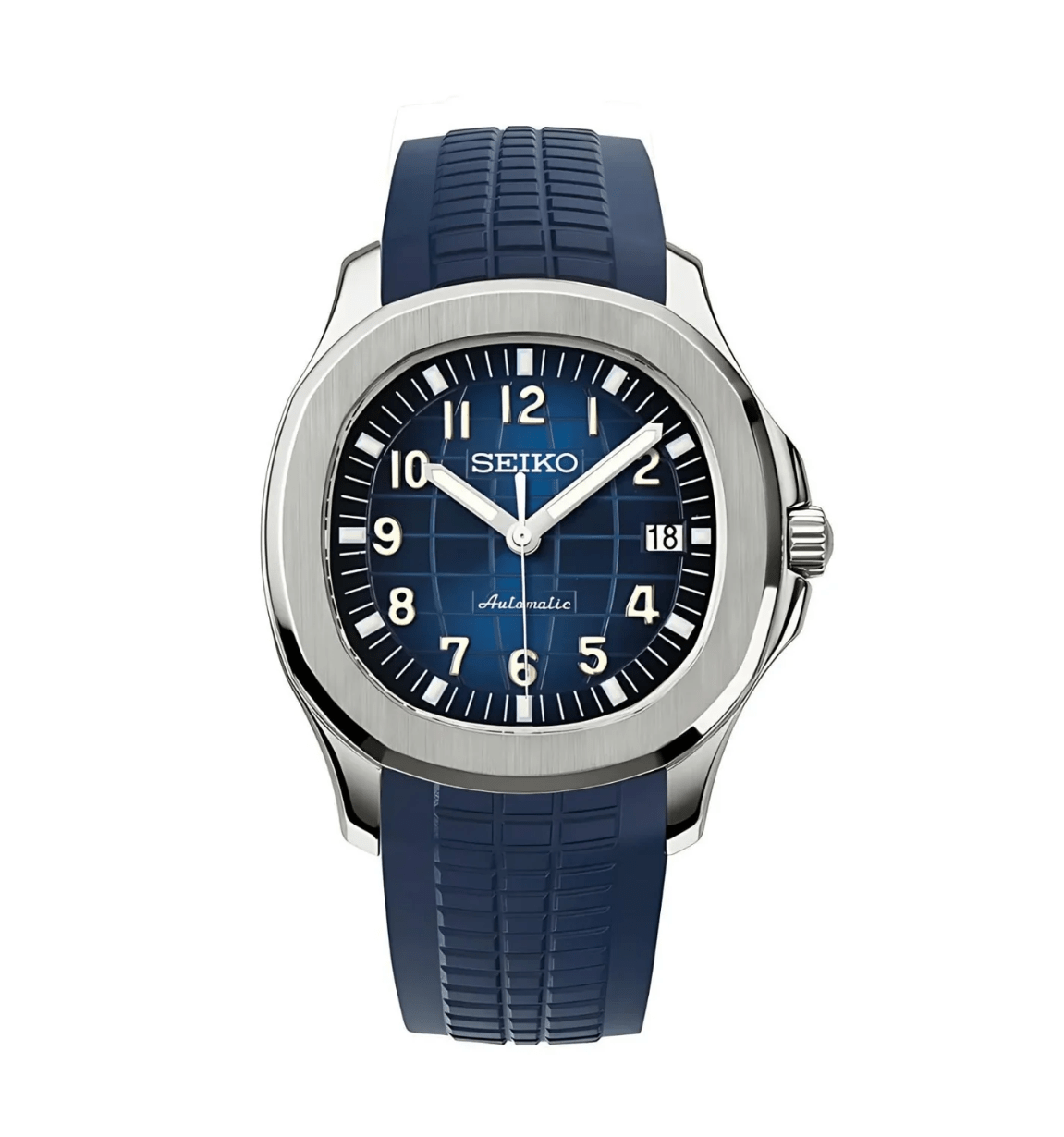 SeikoMod Aquanaut Silver Blue