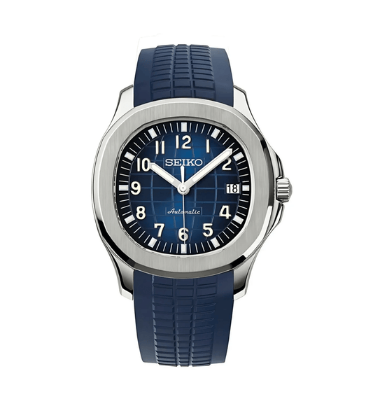 SeikoMod Aquanaut Silver Blue