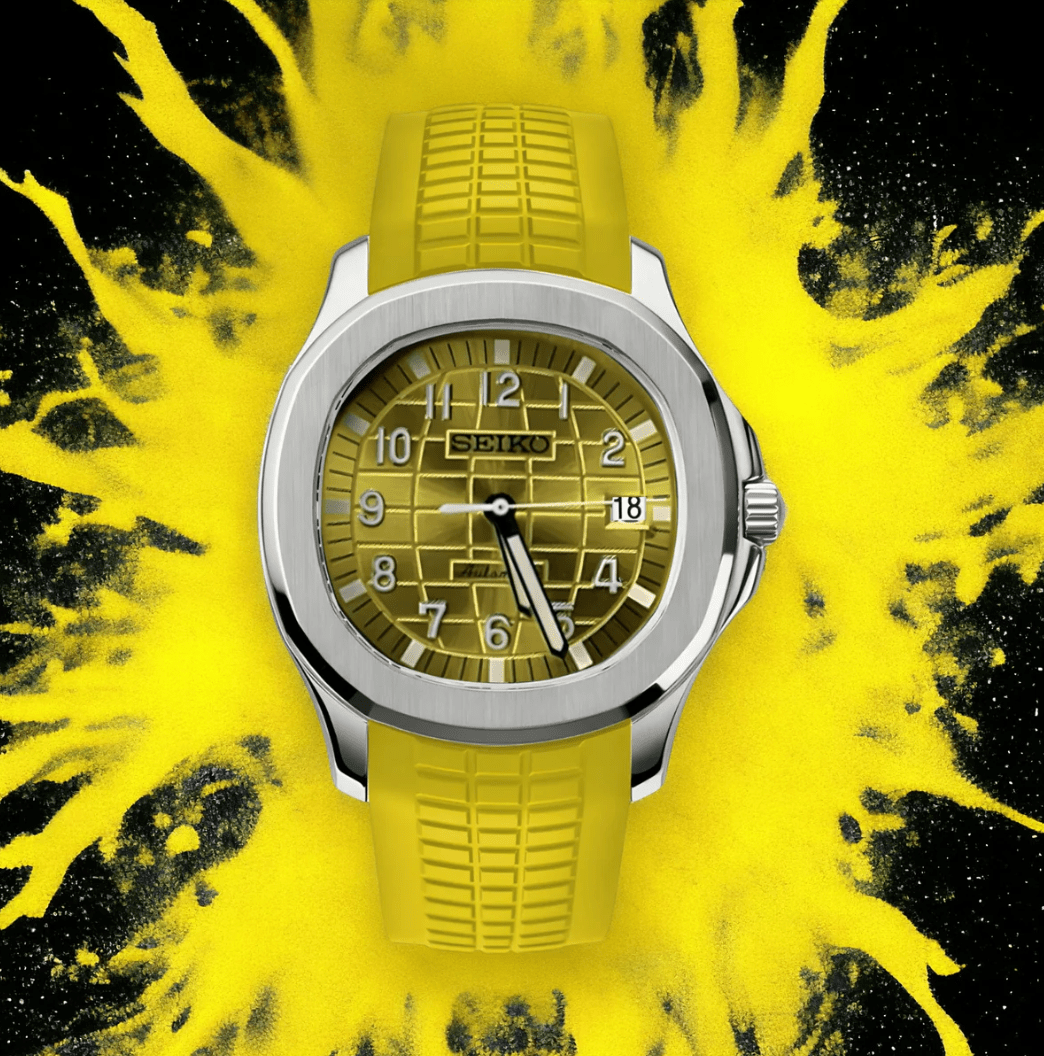 SeikoMod Aquanaut Yellow