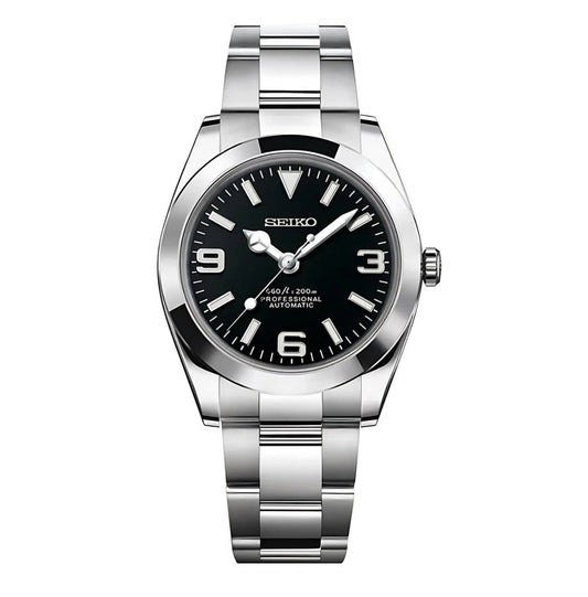 SeikoMod Datejust Oyster Black