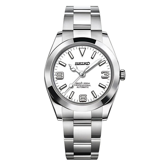 SeikoMod Datejust Oyster White