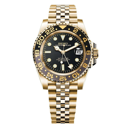 SeikoMod GMT Gold