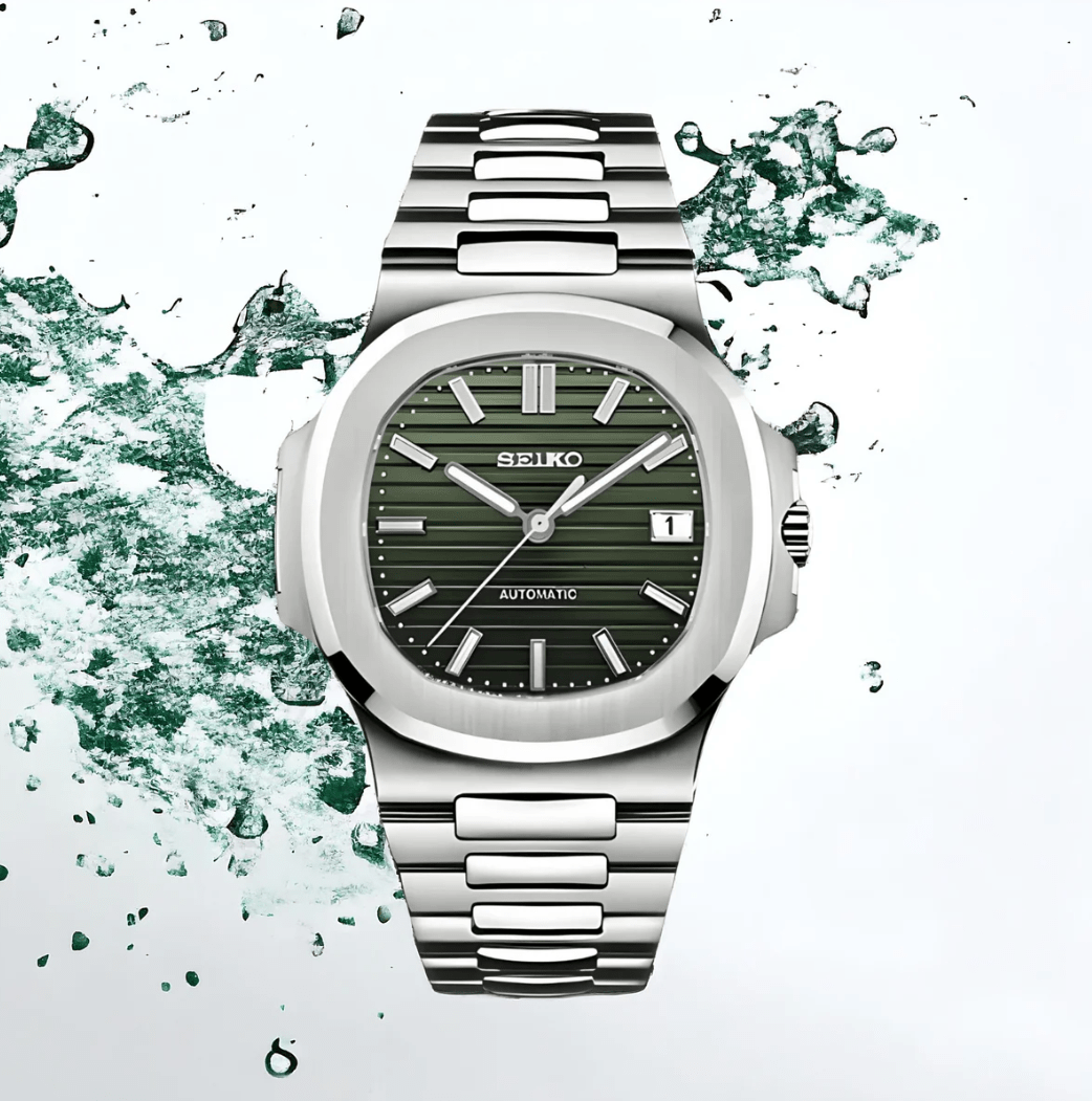 SeikoMod Nautilus Olive Green