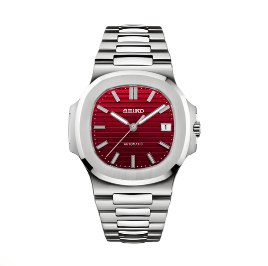 SeikoMod Nautilus Red Velvet