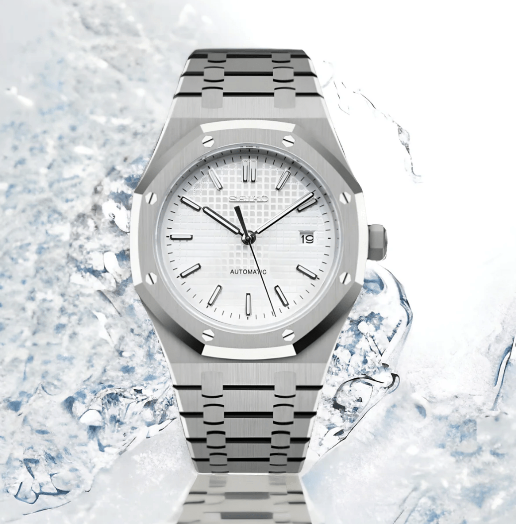 SeikoMod Royal Oak Classic White
