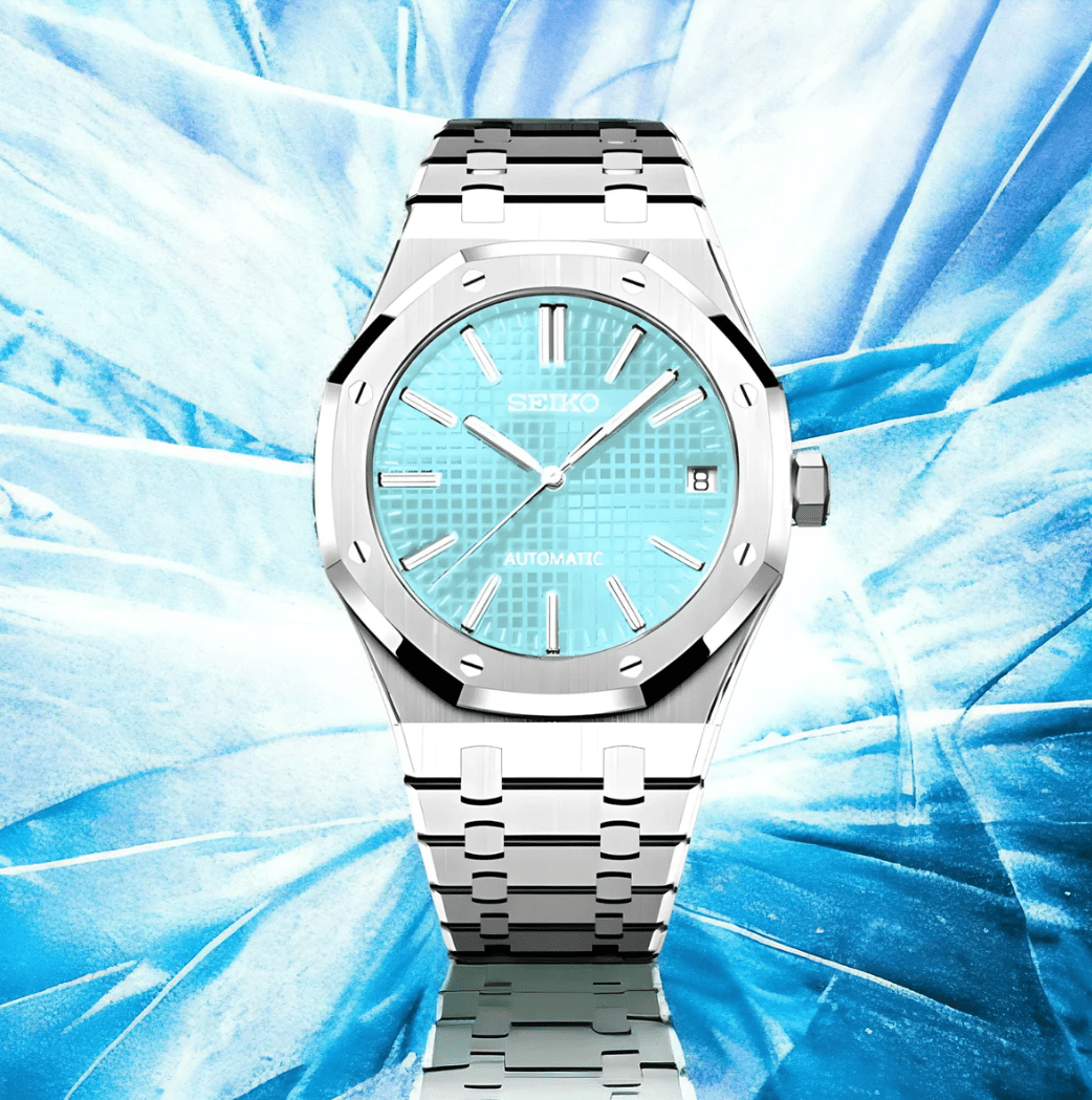 SeikoMod Royal Oak Light Blue